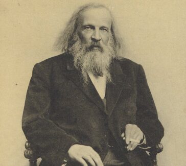 Portrait of Dmitri Mendeleev, ca. 1900.