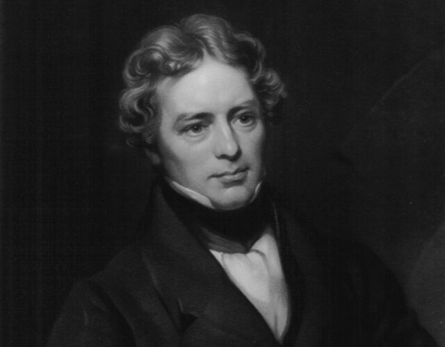 Engraving of Michael Faraday