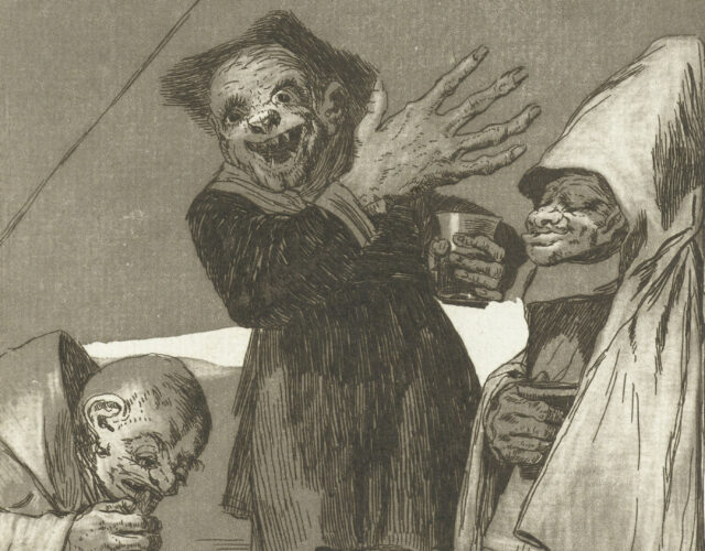 print of a Goya etchingq