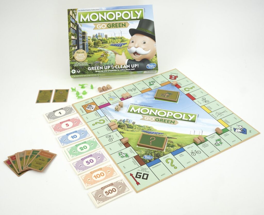 Monopoly: Go Green Edition board game