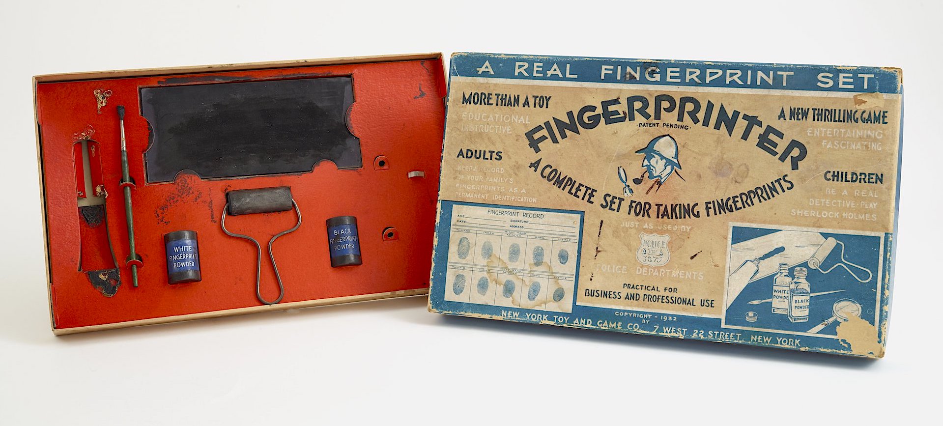 Toy fingerprinter game