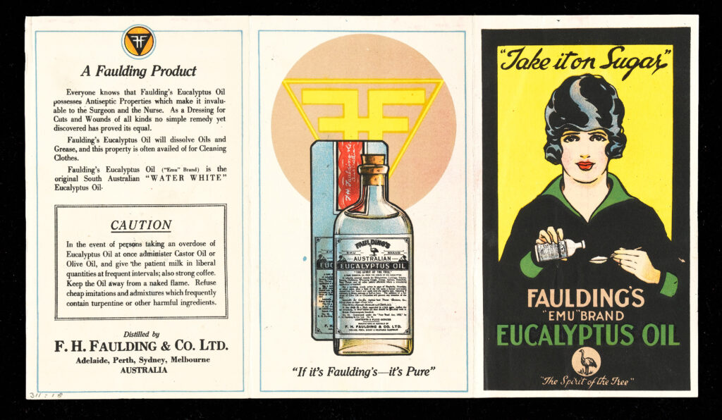 Pamphlet advertisement for patent medicine with illustrations