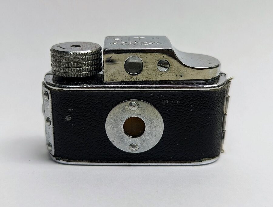 back of a subminiature camera