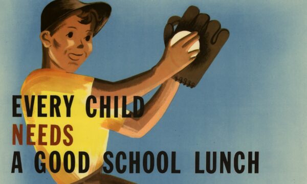 school lunch poster