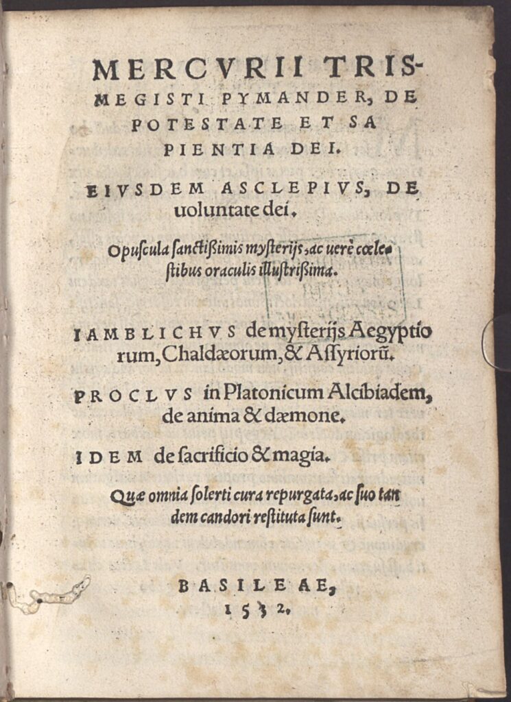 title page of an old book