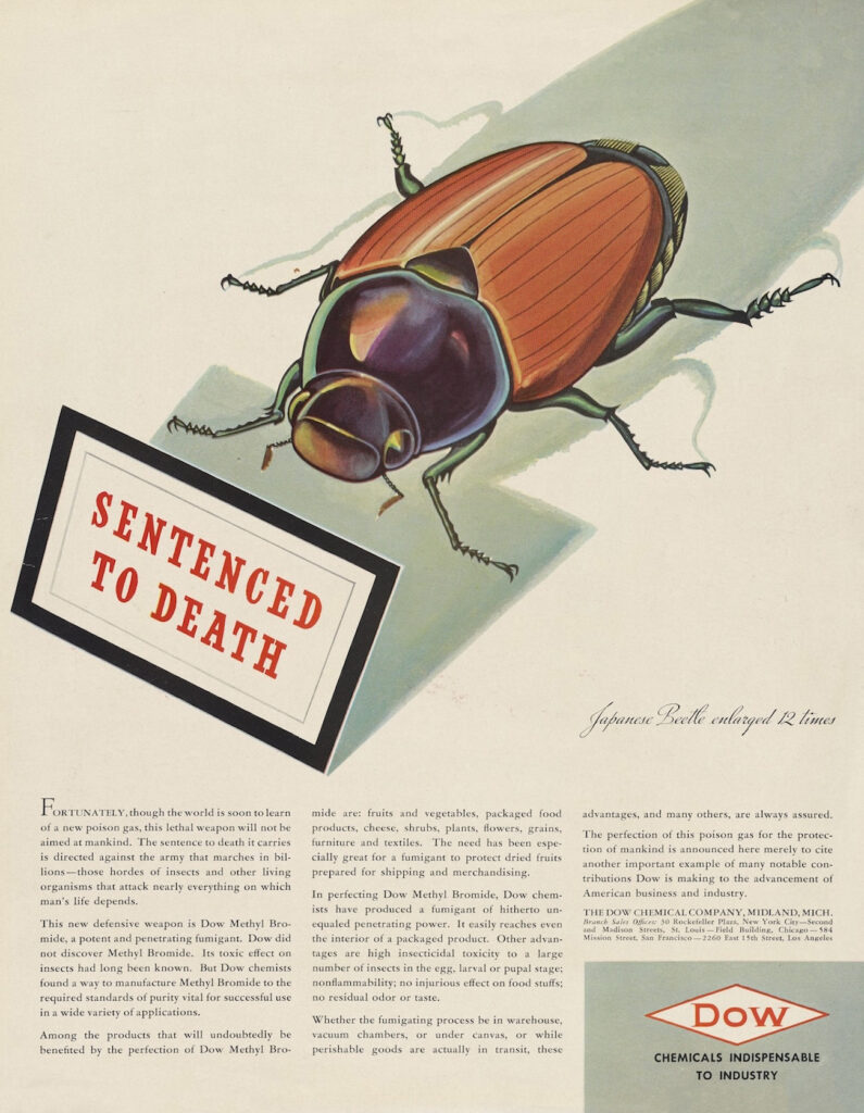 colorful ad for insect killer