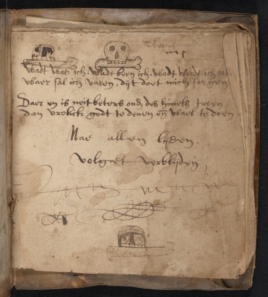 page from a 17th-century Dutch apothecary diary